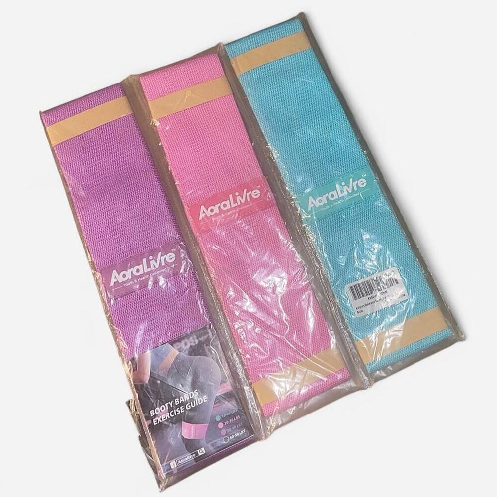 AoraLiVre Fitness Premium Resistance Bands Trio Set